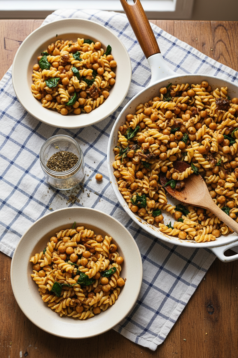 Gigli with Chickpeas and Za'atar